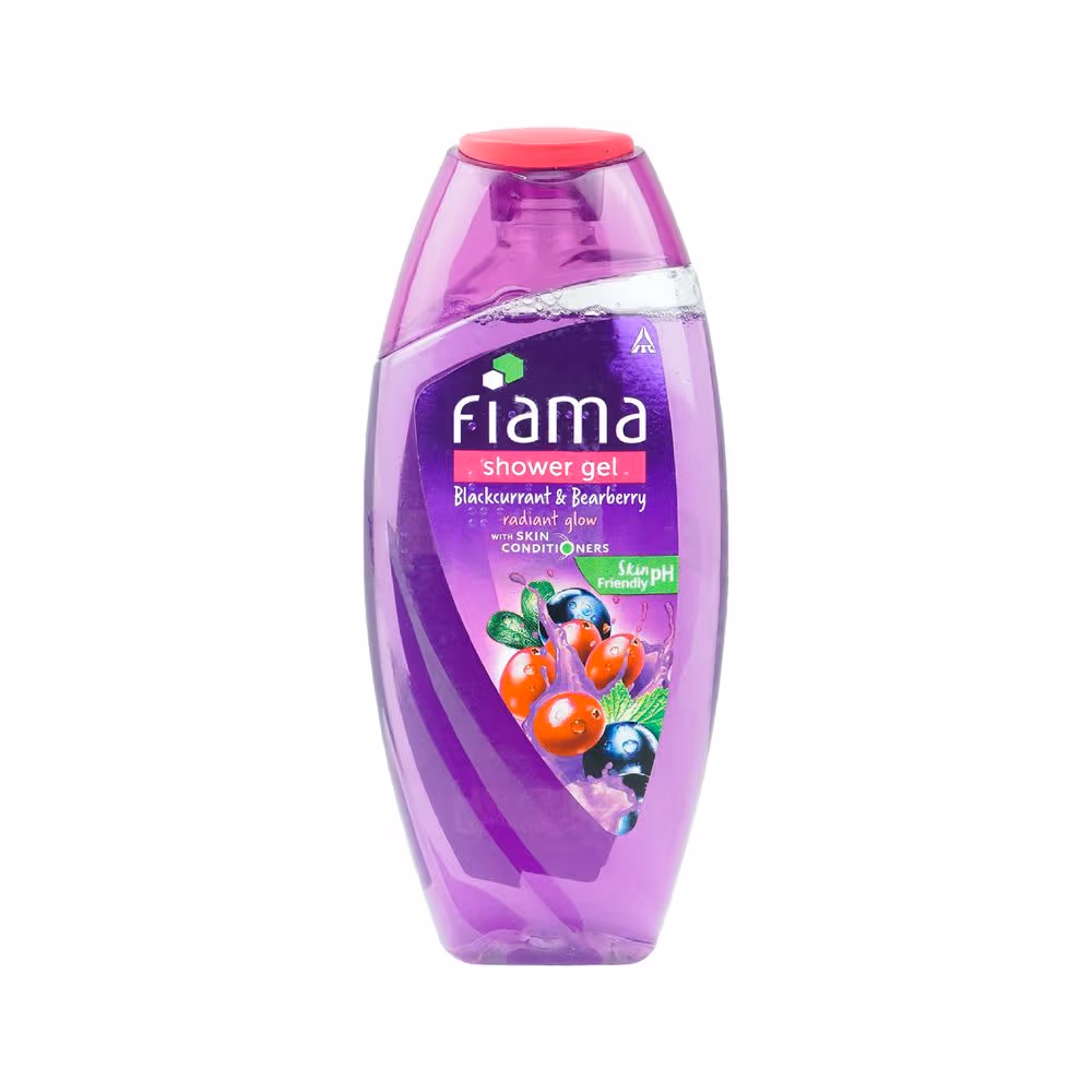 Fiama Blackcurrant And Bearberry Shower Gel- 250 Ml Fiama Shower Gel Peach & Avocado Body Wash with Skin Conditioners for Soft Moisturised Skin 250ml Bottle (Made in India) - Image 1