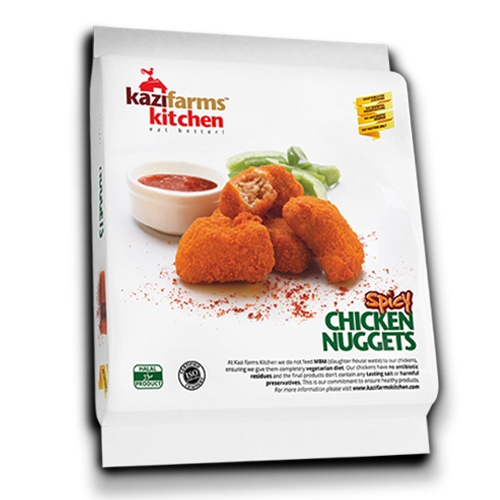Spicy Chicken Nuggests কাজী ফার্মস কিচেন স্পাইসি চিকেন নাগেটস (Spicy Chicken Nuggets) - Image 1