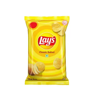 lays-classic-salted-potato-chips-40-gm লেস ক্লাসিক সল্টেড পটেটো চিপস (Lay's Classic Salted) - Image 1